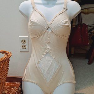 Vintage Handmade Corset Teddy Negligee Rockabilly Burlesque Dancing Small Medium